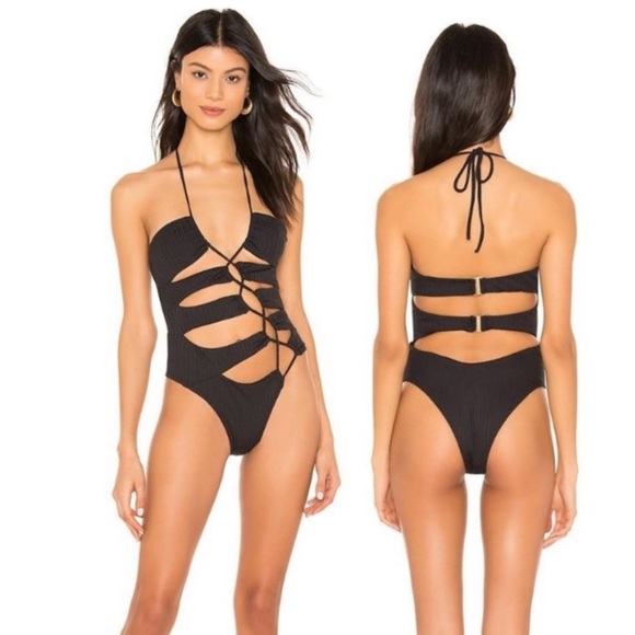 For love & lemons Iman cut out swimsuit - Picture 1 of 2